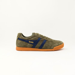GOLA BASKET HARRIER SUEDE KAKI/MARINE 2