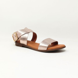 KAOLA SANDALE METAL PLATINO